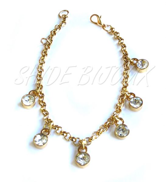 PULSEIRA COM PINGENTES EM STRASS COD. 0041