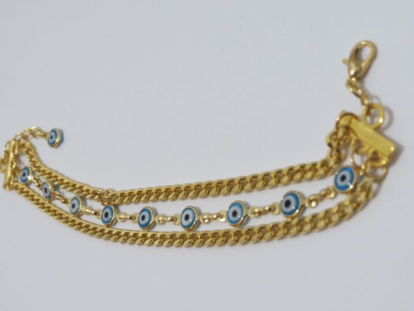 PULSEIRA COM OLHO GREGO COD. 0022