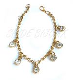 PULSEIRA COM PINGENTES EM STRASS COD. 0041